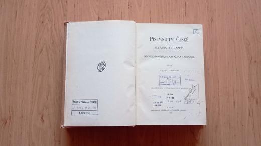 Publikace Václava Flajšhanse z roku 1901