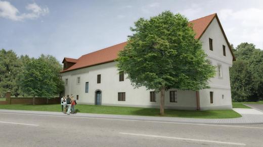 Hrnčířův mlýn v Českém Meziříčí na Rychnovsku - vizualizace