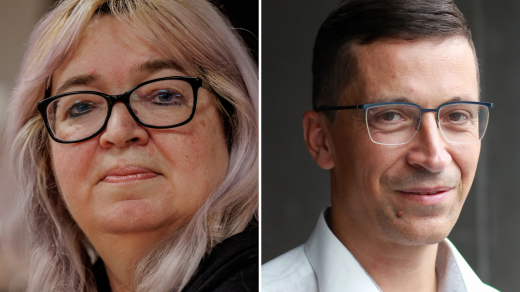 Senátoři Jana Zwyrtek Hamplová (nez.) a Stanislav Balík (nez.)