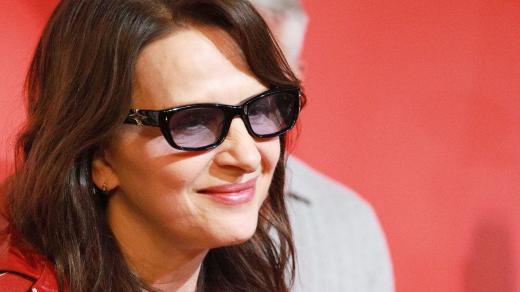 Francouzská herečka a režisérka Juliette Binoche na karlovarském filmovém festivalu