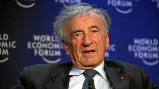Elie Wiesel v roce 2008 na setkání v Davosu