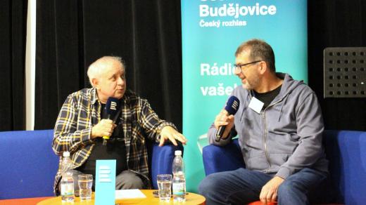 Den otevřených dveří Českého rozhlasu České Budějovice. Badatel Alois Sassmann a redaktor Filip Černý mluvili o svém pořadu Kořeny