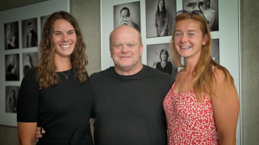 Anna Šantrůčková, David Novotný a Pavlína Flamíková