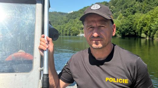 Policejní potápěč Marek Jošt