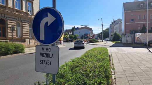 Uzavírka křižovatek ulic Palackého, Litovelská, Krapkova a třídy Svornosti v Olomouci