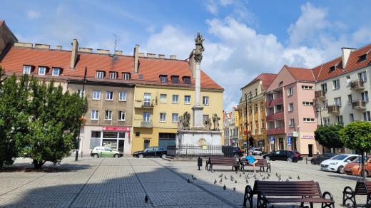 Mariánský sloup na náměstí