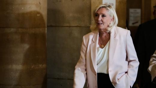 Marine Le Penová u odvolacího soudu (7. července 2026)