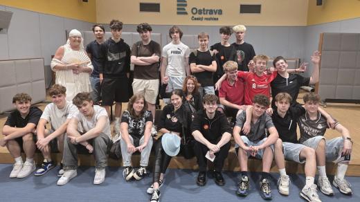 Studenti Obchodní akademie v Ostravě-Porubě