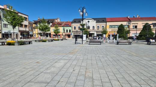 Rožnov pod Radhoštěm, náměstí T. G. Masaryka