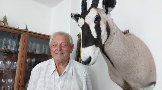 Jan Velík v sídle OMS Žďár nad Sázavou