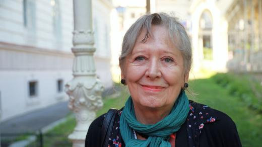 Dokumentaristka Helena Třeštíková na karlovarském filmovém festivalu