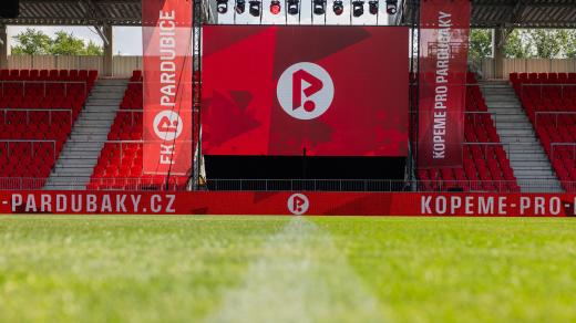 Nové logo fotbalového klubu FK Pardubice