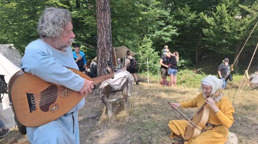 Festival Oživlý středověk u hradu Zlenice