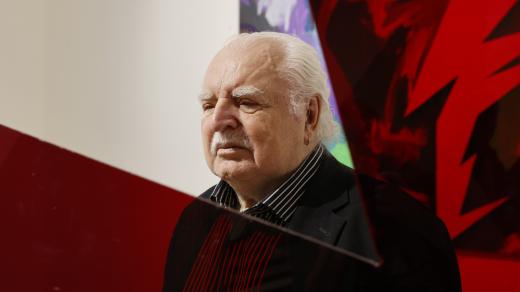 Komentovaná prohlídka výstavy Milana Knížáka s názvem Ostrov Knížák, 2022