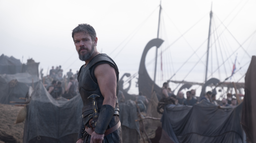 Matt Damon jako ithacký král Odysseus ve snímku Odyssea