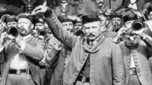 František Kmoch se svou kapelou