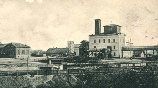 Důl Františka z roku 1900 (archivní foto)