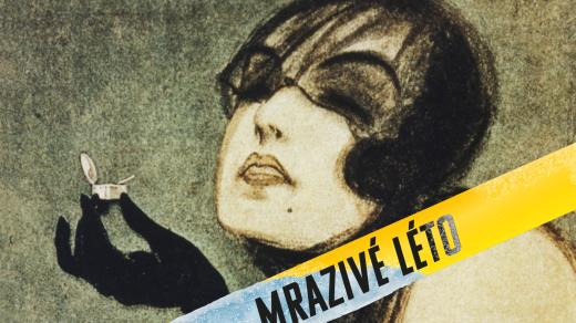Plakát reagující na dobovou módu braní kokainu (1920)