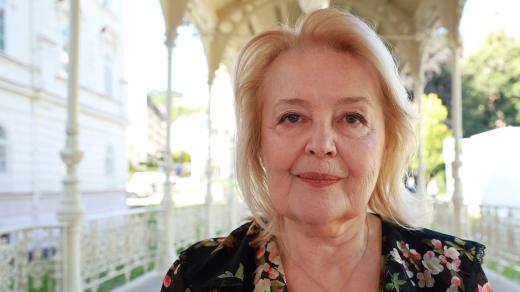 Magda Vášáryová na karlovarském filmovém festivalu