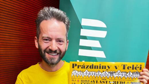 Jeden z pořadatelů festivalu Prázdniny v Telči Vojta Kolář
