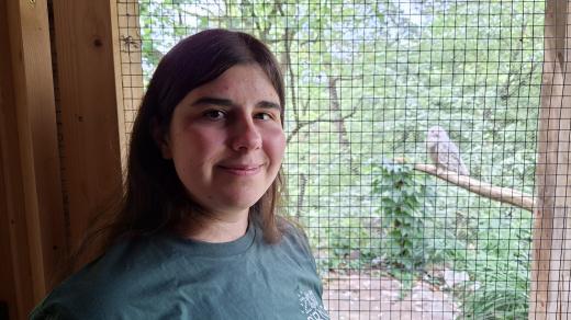 Aneta Ladrová, chovatelka ptáků v Zoo Brno