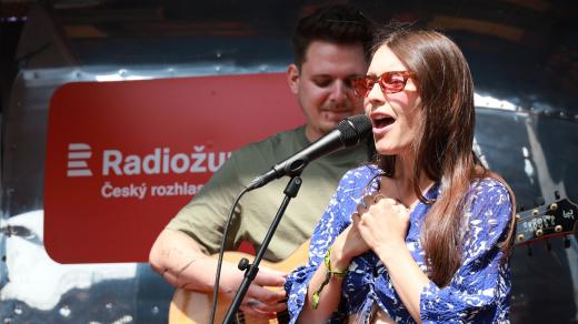 Zpěvačka Kateřina Marie Tichá na festivalu Colours of Ostrava 2026
