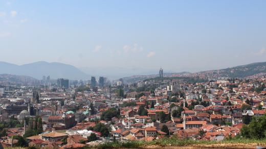 Pohled na dnešní Sarajevo