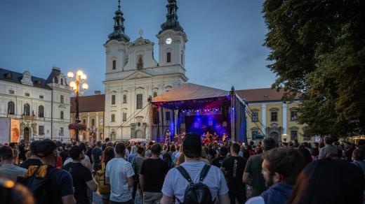 Koncert na Letní filmové škole Uherské Hradiště