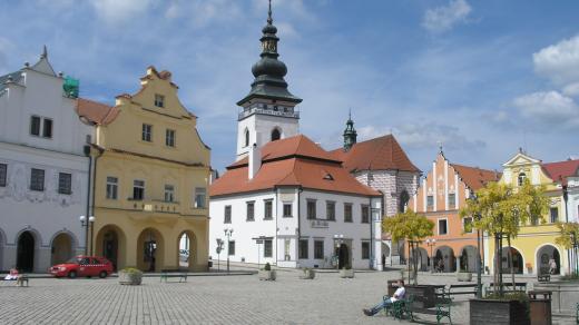 Masarykovo náměstí v Pelhřimově