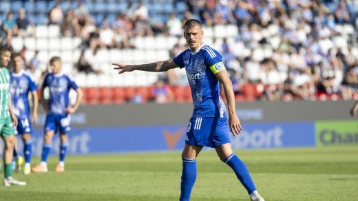 Kapitán a útočník olomoucké Sigmy Jan Kliment
