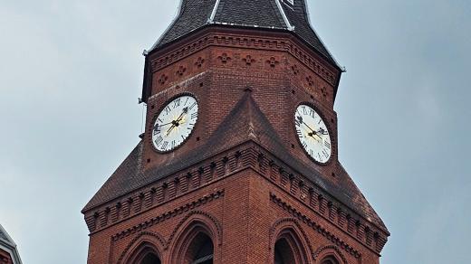 Nové ciferníky kostela sv. Pavla v Ostravě-Vítkovicích