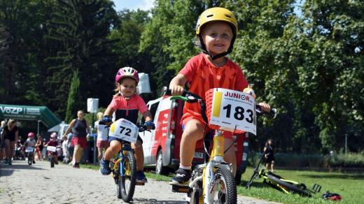 Dětské cyklistické závody JuniorCup v Hradci Králové