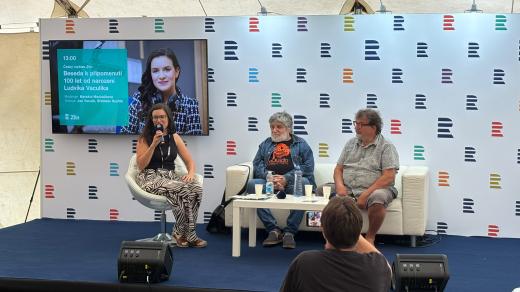 Letní filmová škola 2026, stan Českého rozhlasu, beseda ke 100. výročí narození spisovatele a publicisty Ludvíka Vaculíka