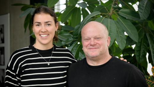 Julie Pospíšilová a David Novotný