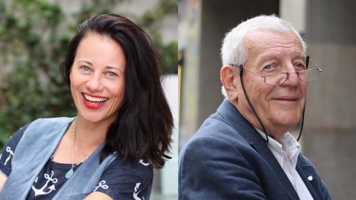 Dagmar Zázvůrková a Karel Hvížďala