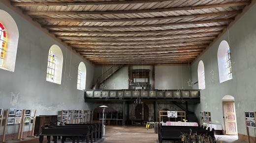 Interiér kostela sv. Wolfganga