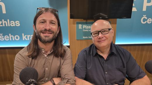 Jaroslav Cvek, vedoucí programového oddělení MKS Domažlice a Patrik Zuber, ředitel MKS Domažlice