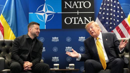 Volodymyr Zelenskyj a Donald Trump v červenci 2026
