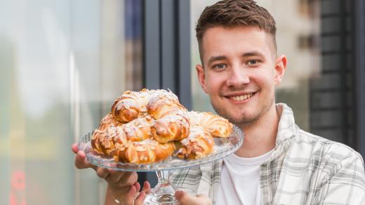 Vojta Vrtiška a jeho pruhované rohlíky