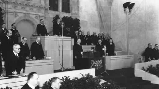 Ilustrační foto (prezidentská volba Edvarda Beneše, 18. 12. 1935)