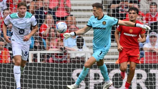 Brankář Radek Vítek v dresu Middlesbrough