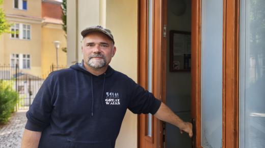 Pořadatel festivalu, filmař, fotograf a spisovatel Petr Mikšíček