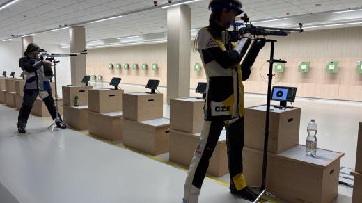 Střelecký dorost dosud trénoval venku a v zimě měl smůlu