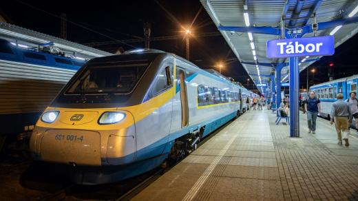 Pendolino v Táboře