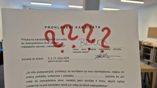 Policie v Brně a okolí prověřuje několik případů lidí, kteří se údajně bez svého vědomí ocitli na kandidátních listinách různých stran.