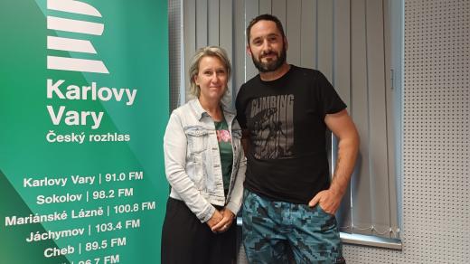 Zuzana Janoušková, členka realizačního týmu Kovářského sympozia a Miroslav Rudolf, pověřený řízením prací kovářů na sympoziu