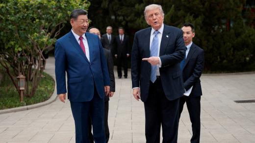 Americký prezident Trump hostí čínského protějška Siho tento týden v Bílém domě. Umělá inteligence pravděpodobně bude vysoko na seznamu priorit jednání (archivní foto)