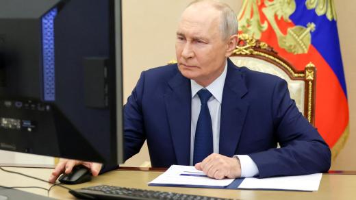 Svůj hlas online odevzdal i ruský prezident Vladimir Putin