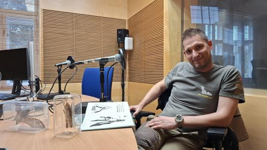 Petr Kužela z České společnosti pro ochranu netopýrů, rozhovor ve studiu Českého rozhlasu Zlín