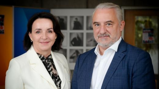 Jaroslava Rezlerová a Josef Středula